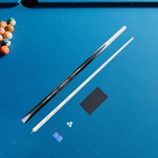 Pool Cue Billiard Pool Stick 1/2 Split Segmented Two Section 57" Portable