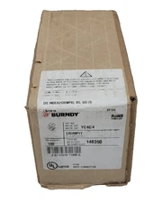 (QTY. 100) BURNDY YC4C4 Crimpit Copper C Shape Connector 148350 6 - 4 AWG NEW