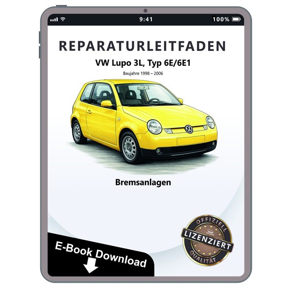 Vw Lupo 3L 6E 1998-2006 Bremsanlagen Bremsen System Gti Reparaturanleitung Pdf-image