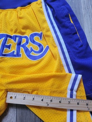Los Angeles Lakers Shorts Mens Large NBA Basketball Just Don 1996