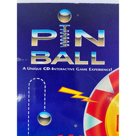 Philips CD I Pinball Game 1991 Compact Disc Interactive Long Case Vintage