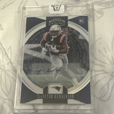 TREVEYON HENDERSON 2025 PANINI HONORS #50 ROOKIE PRIZM AUTO RC  41/49