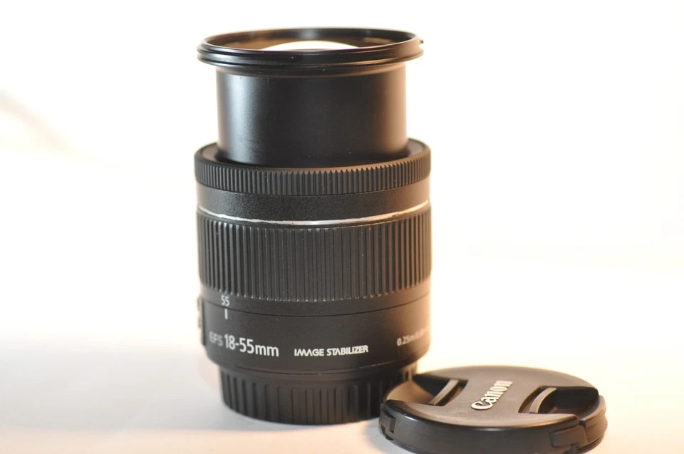 Canon EF-S STM 18-55mm 3.5-5.6 IS lens NICE for Digital EOS Rebel T8 80D 90D 70D - Image 3 of 4