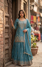 Pakistani Eid Top Lehenga NewReady Made Suits Wedding Party Bollywood Dress