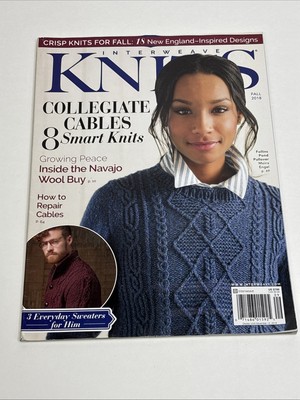 Interweave Knits Fall 2018 Magazine Knitting Pattern 18 New England Designs