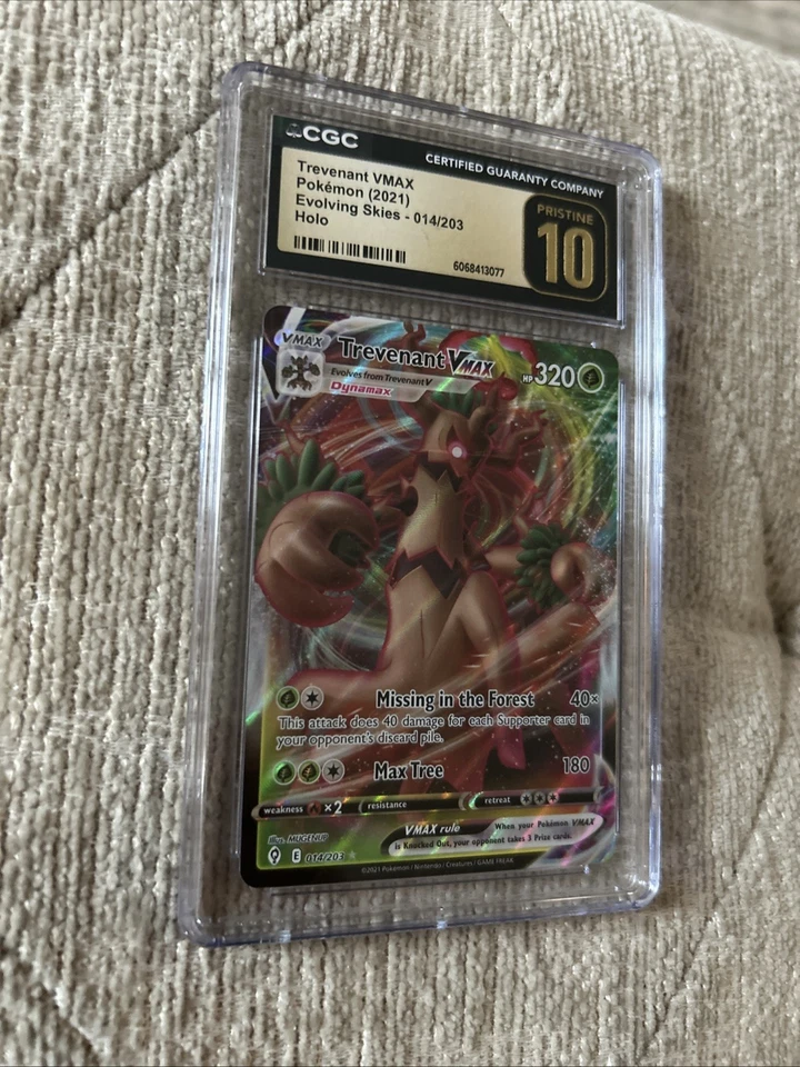 2021 Pokemon Trevenant Vmax Holo CGC Pristine 10 - Image 2 of 4