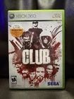 The Club (Microsoft Xbox 360, 2008) CIB Complete W/ Manual MINT Disc & Case