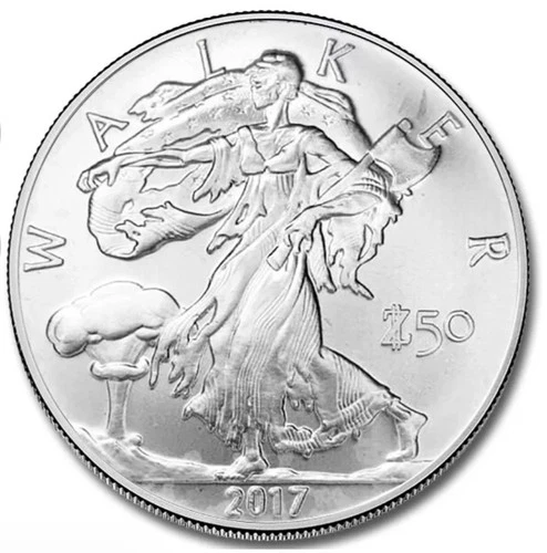 2017 Zombucks Walker (first round in the series) - 1 oz. 999 silver round