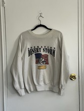 Vintage Operation Desert Storm Crewneck Sweatshirt 90s American Military USA