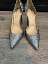 Louboutin Iriza Silver Glitter