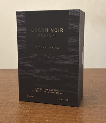 #ad Michael Malul Ocean Noir Parfum Men#x27;s Extrait de Parfum 3.4oz 100ml NEW SEALED $89.98