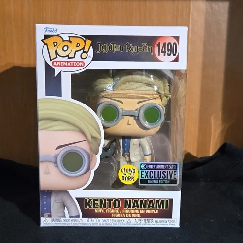 Funko Pop! Vinyl Jujutsu Kaisen Kento Nanami #1490 Entertainment Earth Glow Fig…