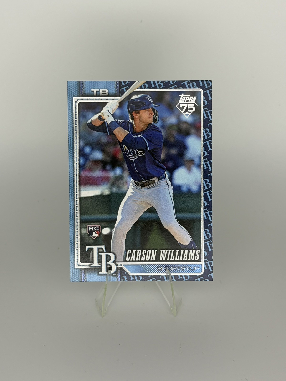 2026 Topps Series 1 Carson Williams Team Color Border (RC) card #25