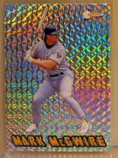 1993 Pacific HOT PLAYERS SILVER PRISM #10 Mark McGwire Refractor RARE INSERT