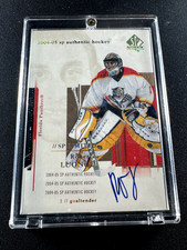 2004-05 SP Authentic Roberto Luongo Auto /10 #40 Panthers