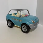 Barbie Car Beach Cruiser Jeep Buggy Blue Floral 2005 Vintage Tailgate Mattel