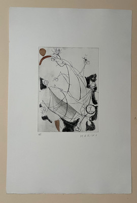 Marino Marini Tout Pres de Marino Original Etching