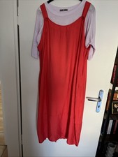 Trägerrock von Kekoo Gr. 3 A-A 64/Länge 125cm/ mit Shirt NEU In Rot