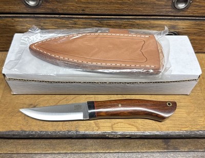 Bark River Knives Forest Scandi #5 Sangualita Wood MagnaCut & Brass Pins