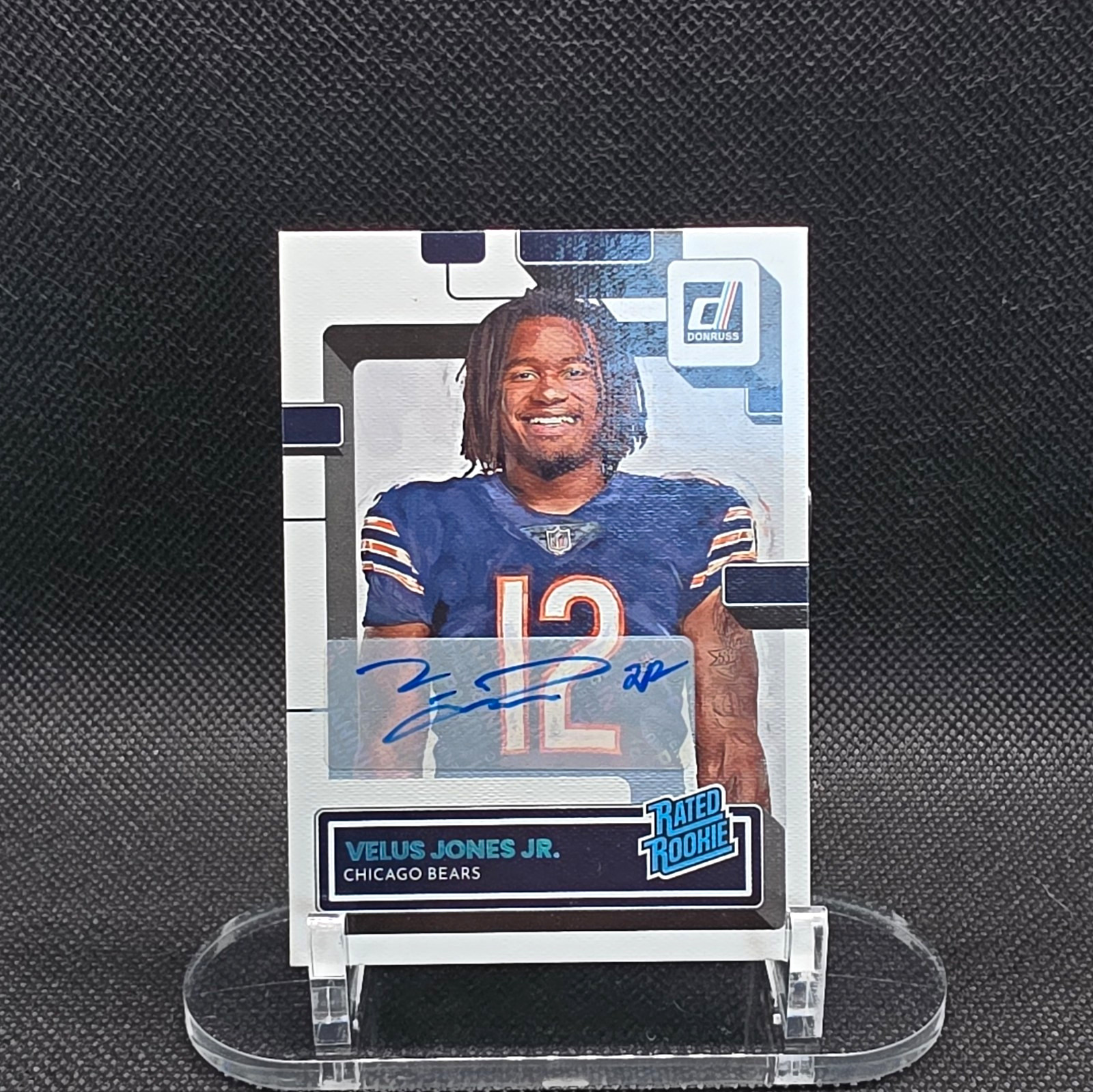 Velus Jones Jr. Panini Donruss #330 Autograph Portrait