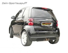 Marmitta Sportiva Fox 2x100mm Per Smart Fortwo 453 - Acciaio Inox Con Omologazione E - Foto 9
