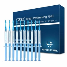 EZGO10pc Teeth Whitening Gel Kit Dental Clinic Bleaching Gel Non Sensitive