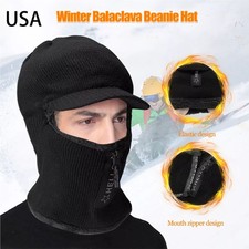 Winter Balaclava Ski Full Face Mask Windproof Fleece Neck Warm for Cold Weather