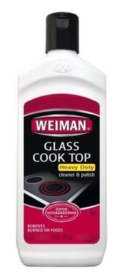 Weiman Glass Cooktop Cleaner Polish Eco Friendly 10 Ounce Bottle Heavy Duty