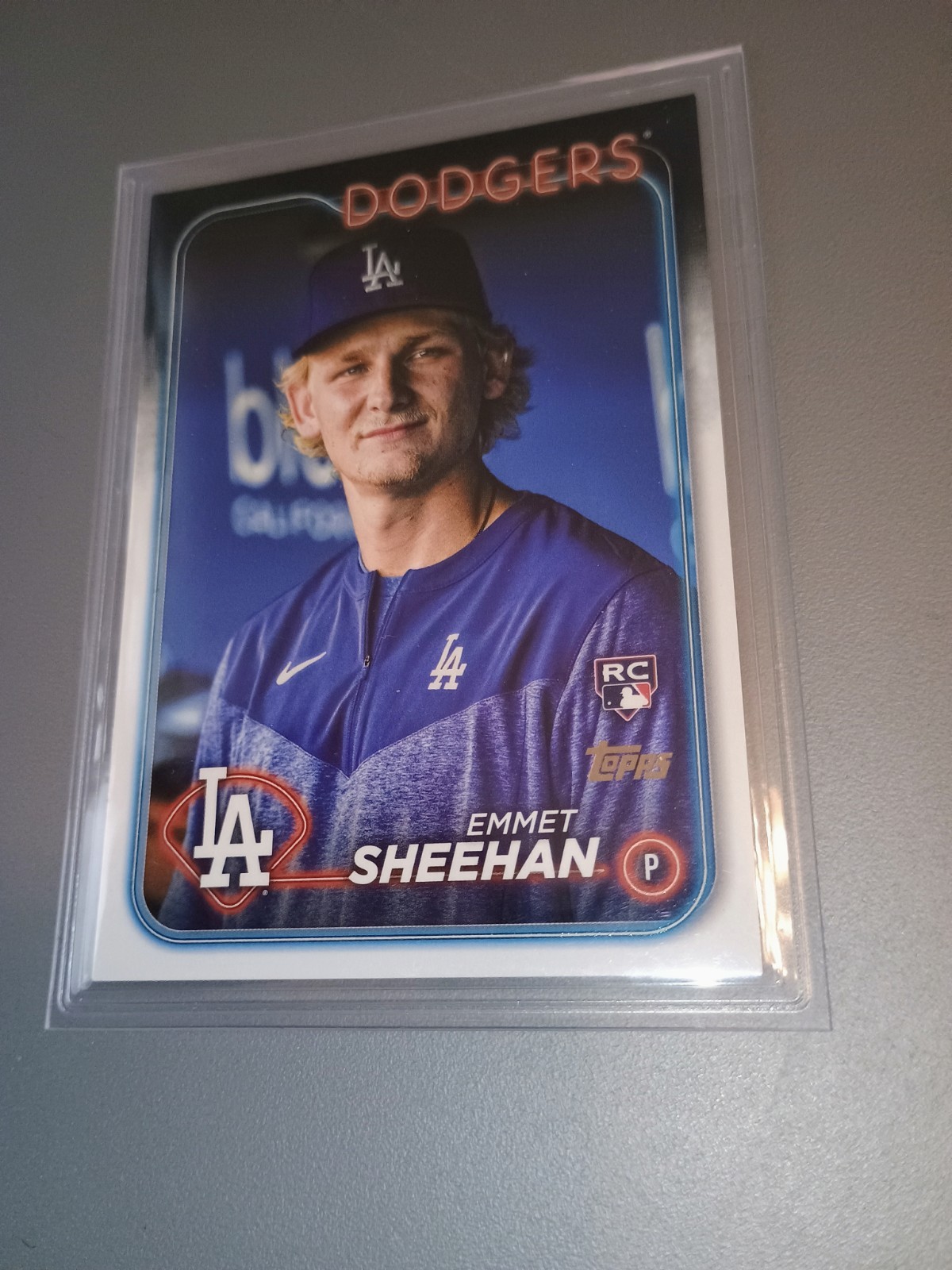 2024 Topps Emmet Sheehan #283 Golden Mirror Image Variation