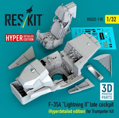 Reskit RSU32-0110 1:32 F-35A ''Lightning II'' late cockpit (Hyperdetailed edition)