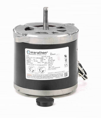 O102 Marathon 1/6 HP (1 Speed) 115V 3450 RPM 48MZ Split Phase Oil Burner Motor
