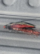 Andino Deceiver Golden Dorado Fly Black/Red With Rattle 4/0 Hook