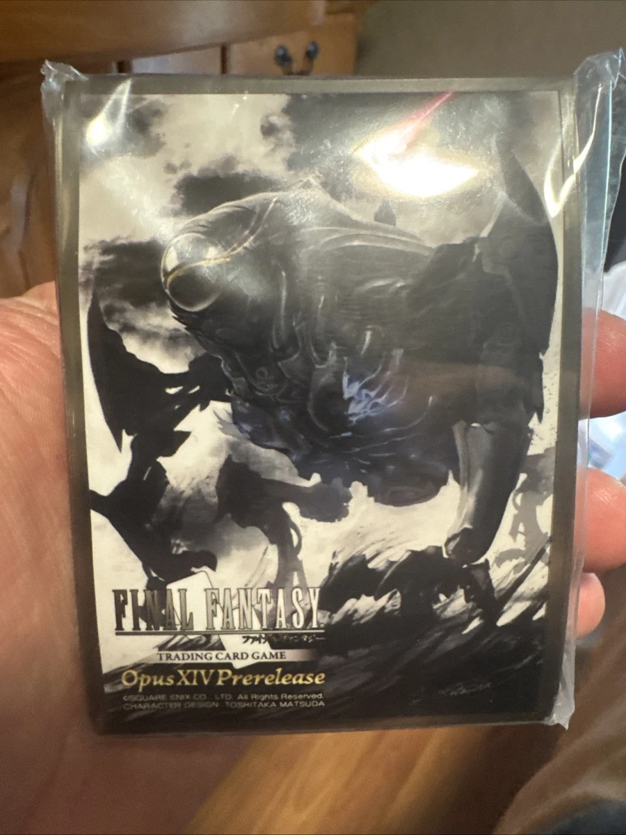 FFTCG Opus XIV Prerelease特製スリーブ Opus XIV Crystal Abyss - Pre-Release Kit Reveal | FF Trading Card Game