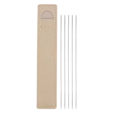 5 x Extra Fine Knitting Needles 1mm/0.04" Dia 14cm/ 5.5" Length Double Pointed