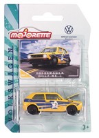 Majorette 212055004 - Vw The Originals Premium Cars - Vw Golf MK1, Gelb-Blau