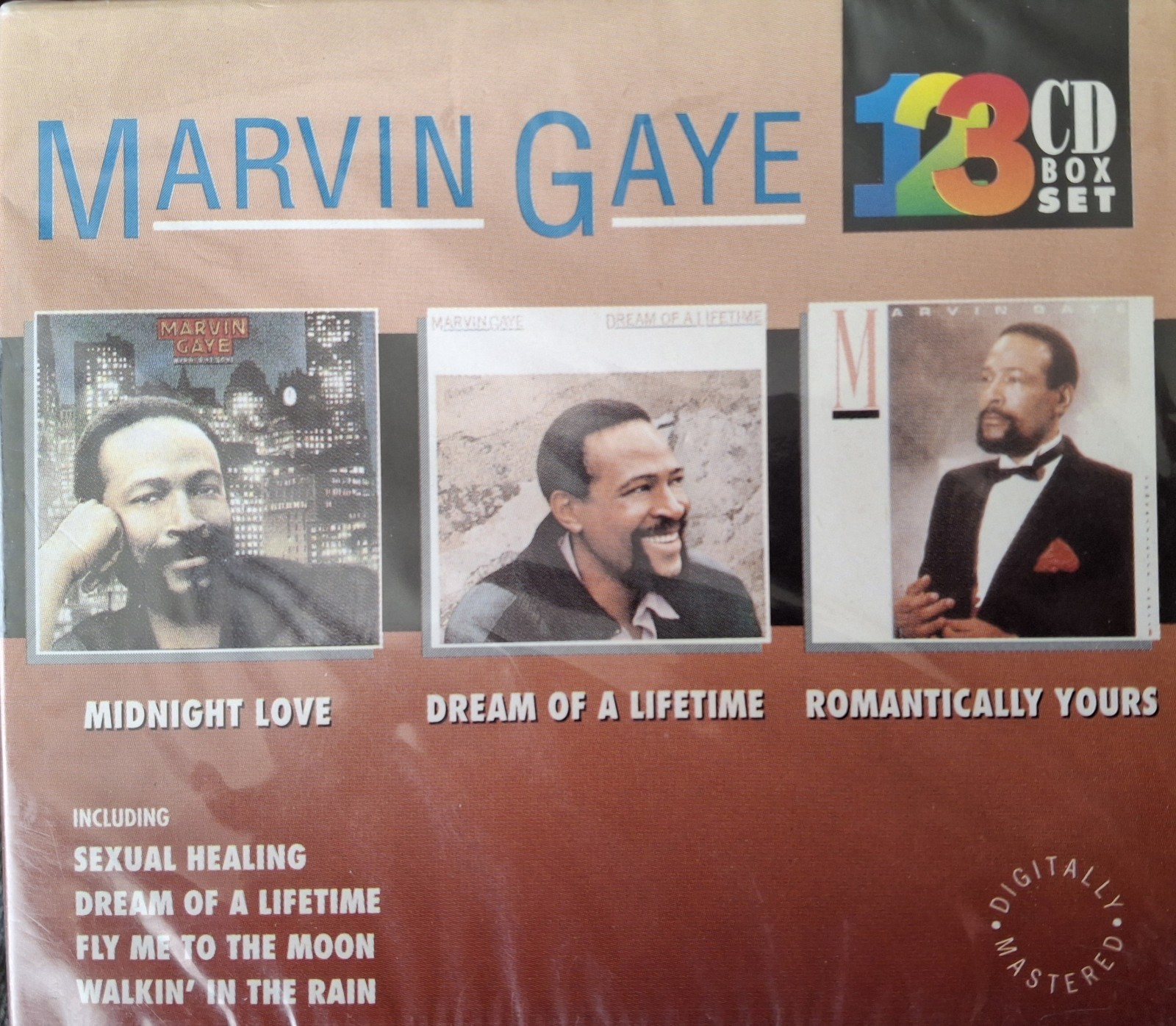 Marvin Gaye-Midnight Love/Dream Of A Lifetime/Romantically Yours 3CD New Sealed