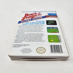 Bases Loaded II 2 Second Season Complete in Box CIB (Nintendo, NES 1990) Tested