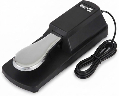 Rockjam Sustain Pedal Für Digitale Klaviere Und Elektronische Tastaturen Mit Pol
