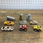 Vintage Mixed Micro Machines & KO Lot x9 Tank Turrets Hotwheels Mini Monsters