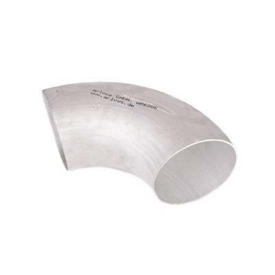 Arlows Aluminium Rohrbogen 45° mittlerer Radius ( AlMgSi0,5 Alubogen ) 76mm