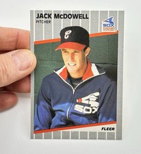1989 Fleer Jack McDowell #504 Chicago White Sox Rookie Card RC Vintage MLB. rookie card picture