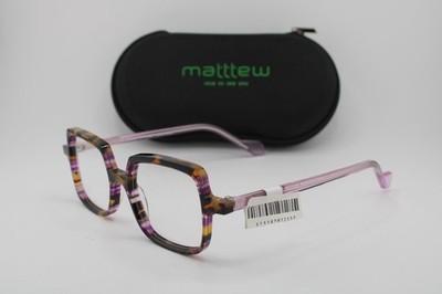 NEW MATTTEW ASENSIA TORTOISE PURPLE AUTHENTIC FRAMES EYEGLASSES 47-18