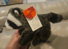 Vintage 90s "Racks" Russ Raccoon Stuffed Animal