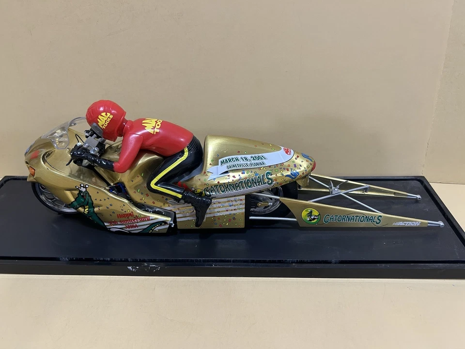 NHRA 50th Anniversary Mac Tools 1:9 Pro Stock Drag Bike In Case Die Cast - Image 3 of 4