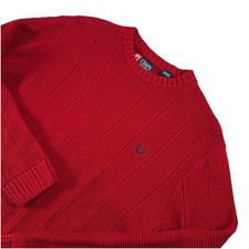 Cable Knit Fishermen's Chunky XL Sweater Chaps Cotton Preppy Academia Grandpa