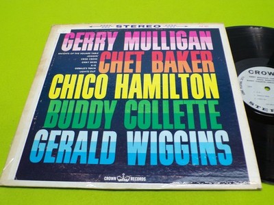 Gerry Mulligan, Chet Baker, Chico Hamilton & More 12'' Vinyl Record.
