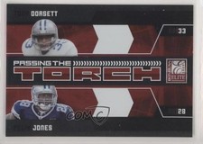2009 Donruss Elite Passing the Torch Red /999 Tony Dorsett Felix Jones HOF u5z