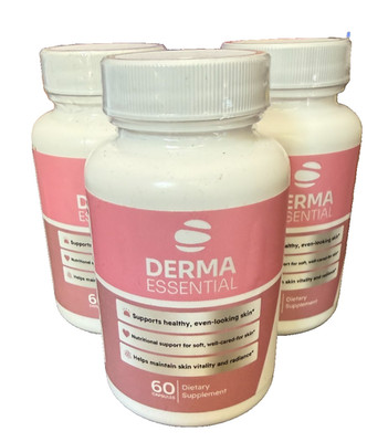 ( 3 Pack ) Derma Essential Capsules Premium Derma Essential for Skin Clarity