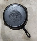 Vintage Victor Griswold #9 Cast Iron Skillet w/ Heat Ring **FULLY RESTORED**