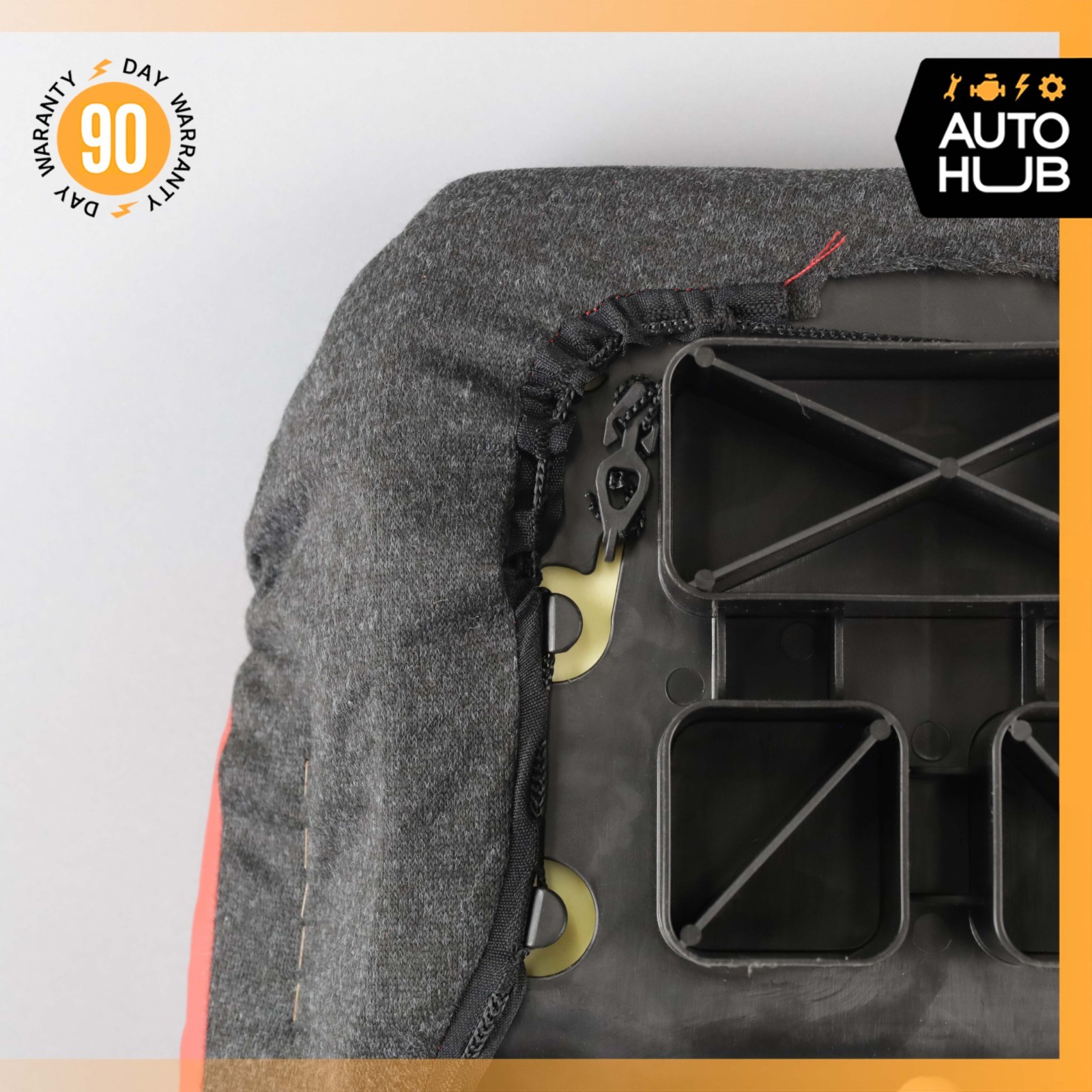 Maserati GranTurismo S M145 Rear Right Bottom Lower Seat Cushion Suede Red OEM
